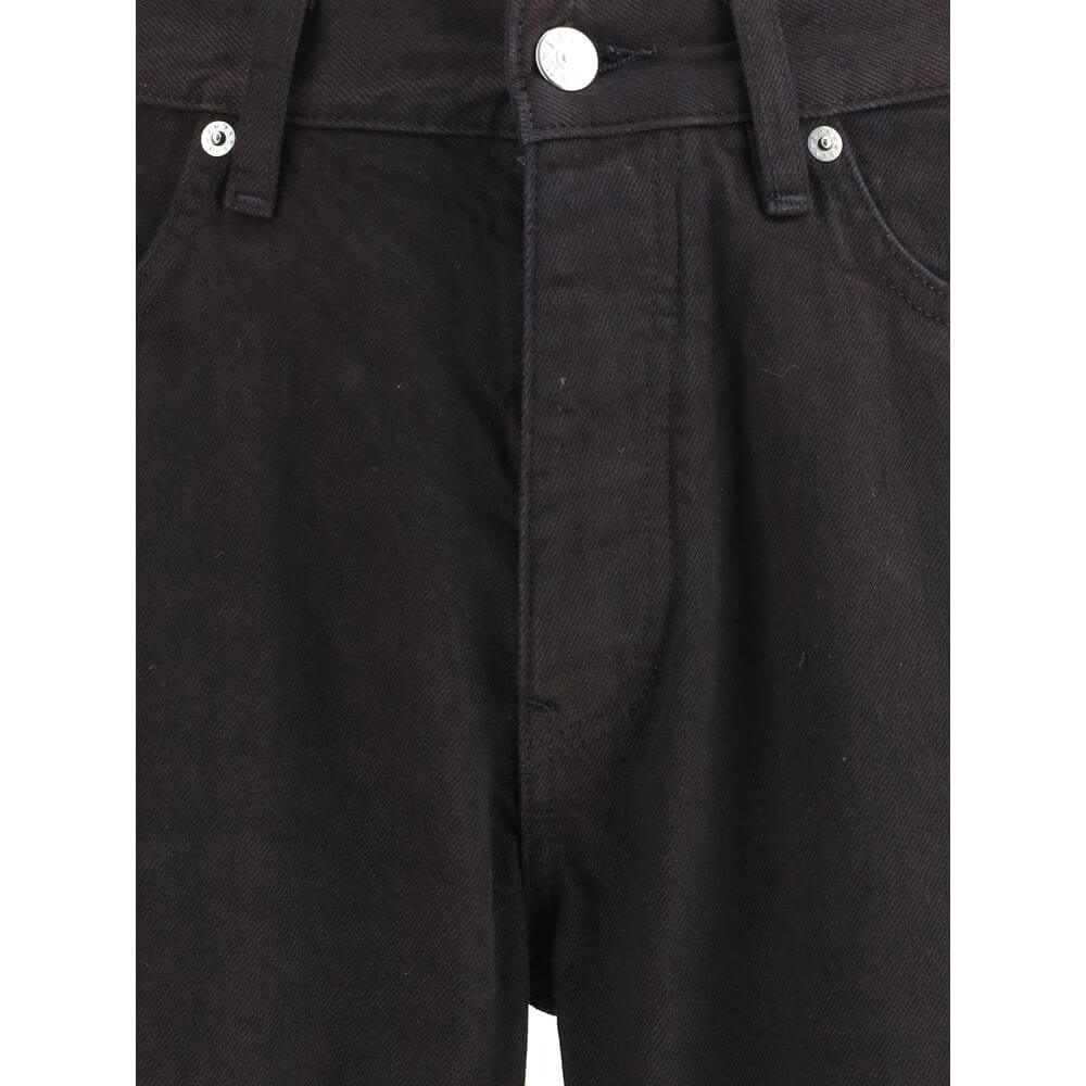 Sunflower Black Cotton Relaxed Fit Jeans