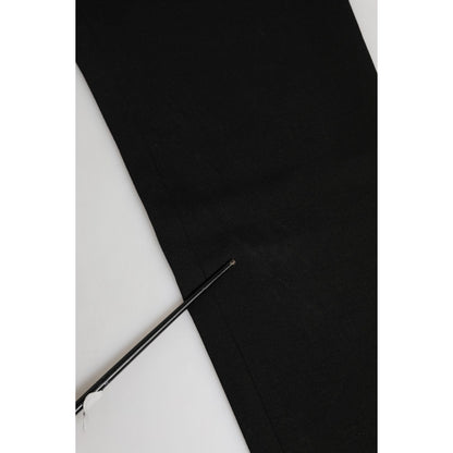 Dolce & Gabbana Black Cotton Jogger Jogging Men Trouser Pants