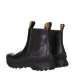 Jil Sander Black Leather Ankle Boots JI-8547355132169-EU40/US7