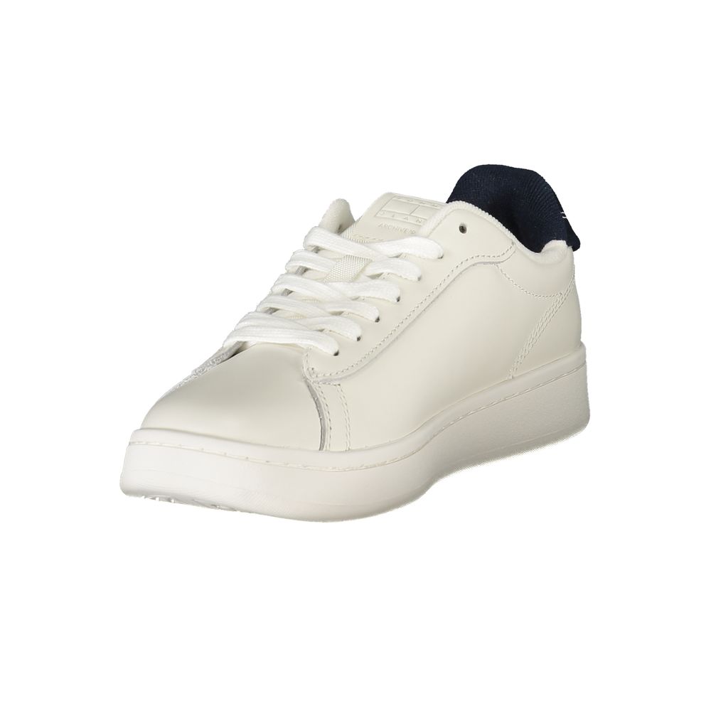 Tommy Hilfiger White Polyester Sneaker