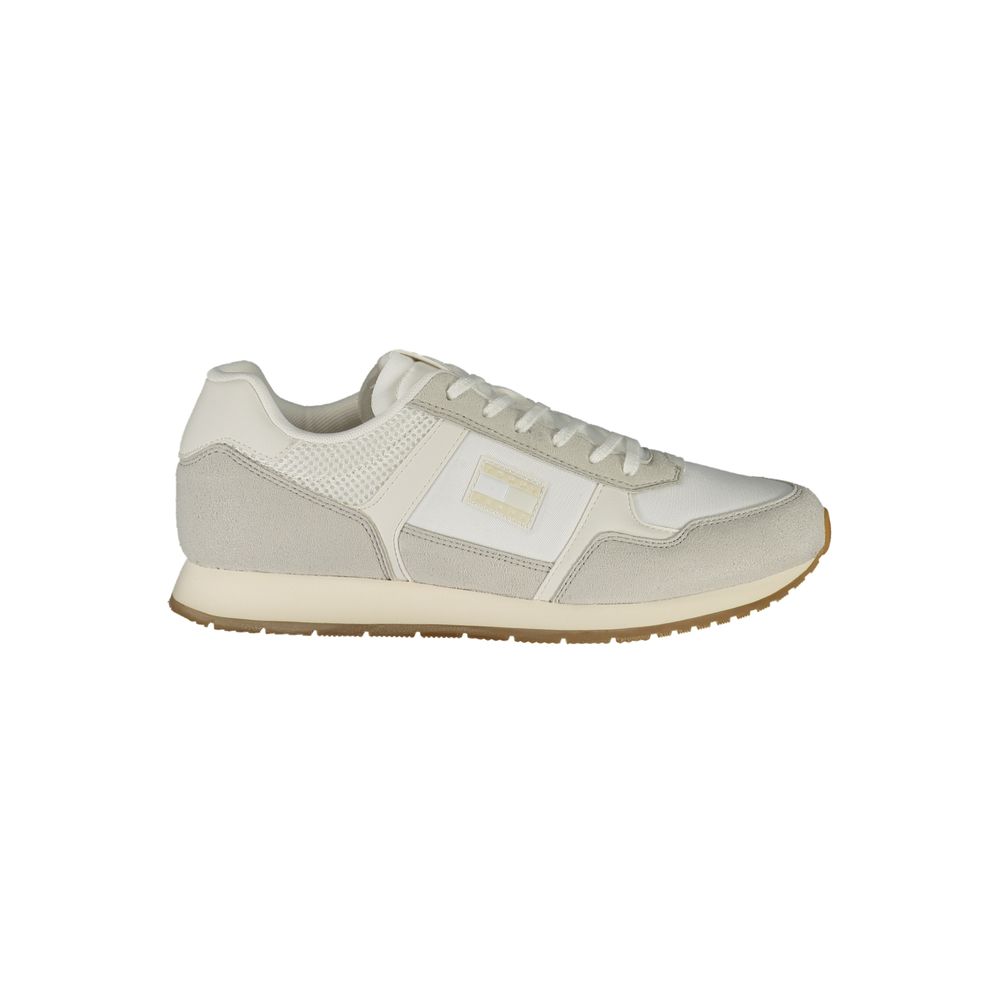 Tommy Hilfiger White Polyester Sneaker