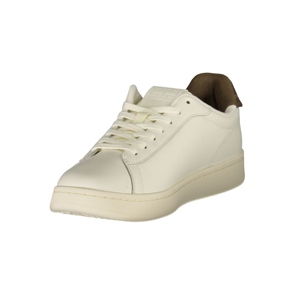 Tommy Hilfiger White Polyester Sneaker