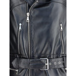 Alessandra Rich Leather Biker Jacket AL-FABX42310900-IT38 | S