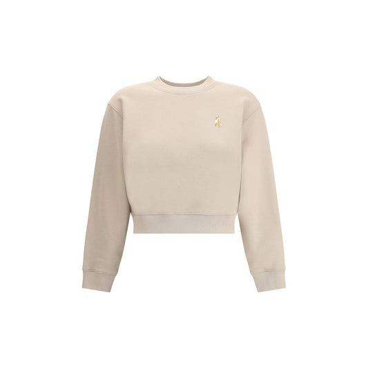 Maison Kitsuné Beige Cotton Sweatshirt