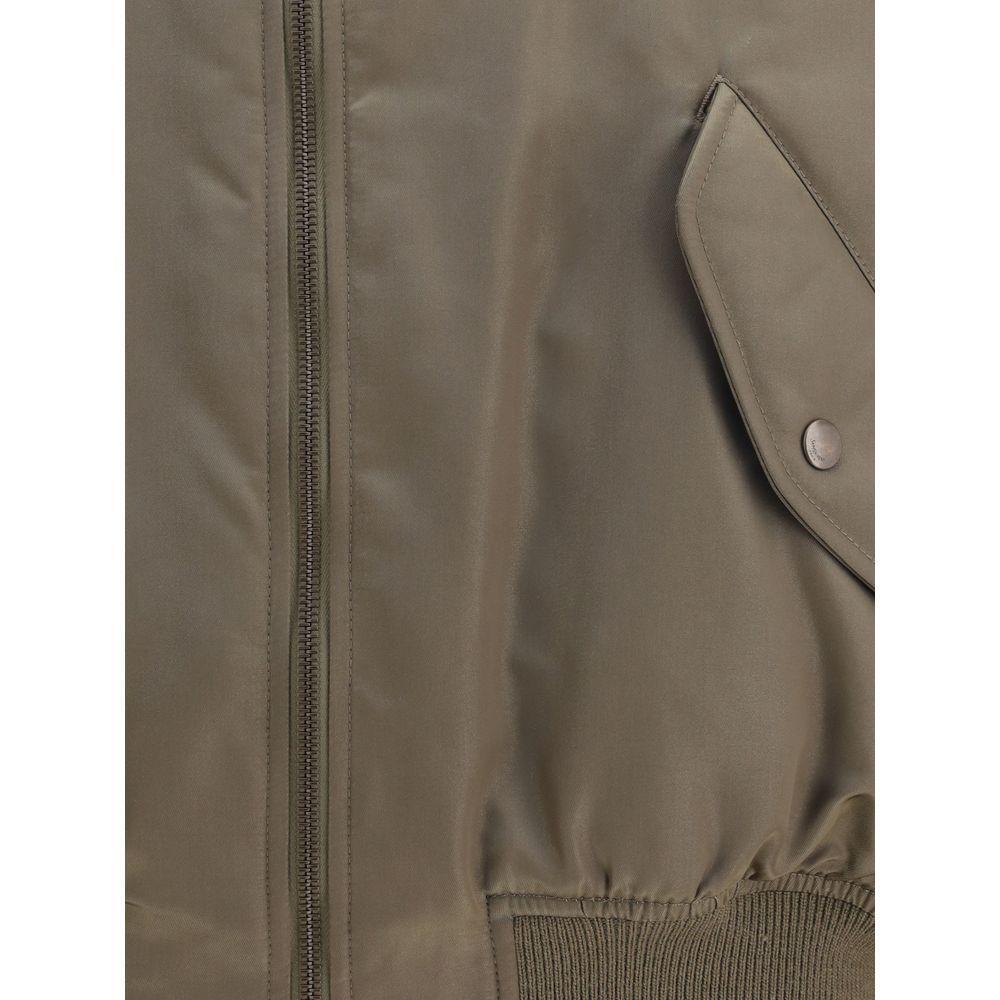 Front view with bag zipped and handles upright.