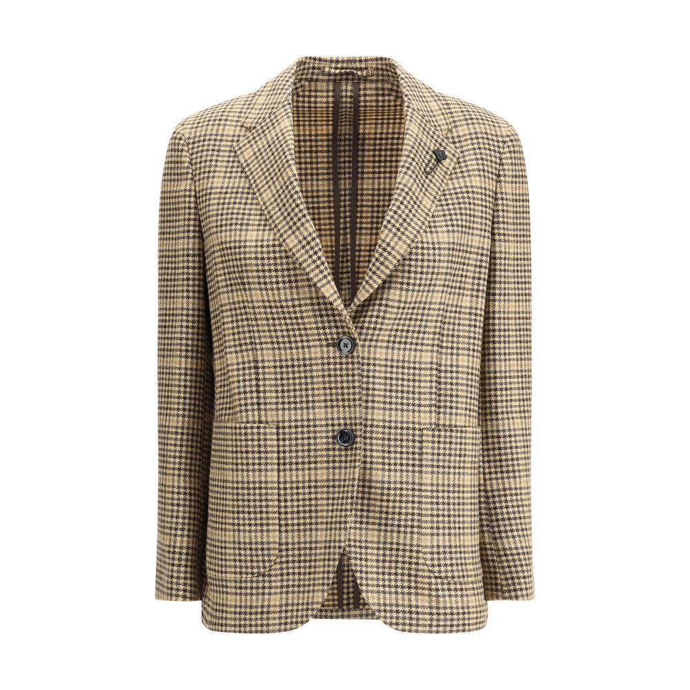 Lardini Houndstooth Blazer LA-A6MAUDEZAAIF65517260BR-IT44 | L