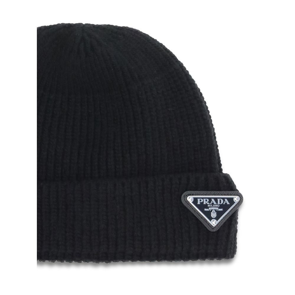 Prada Beanie Hat with logo PR-2HC4263IMF0002-L