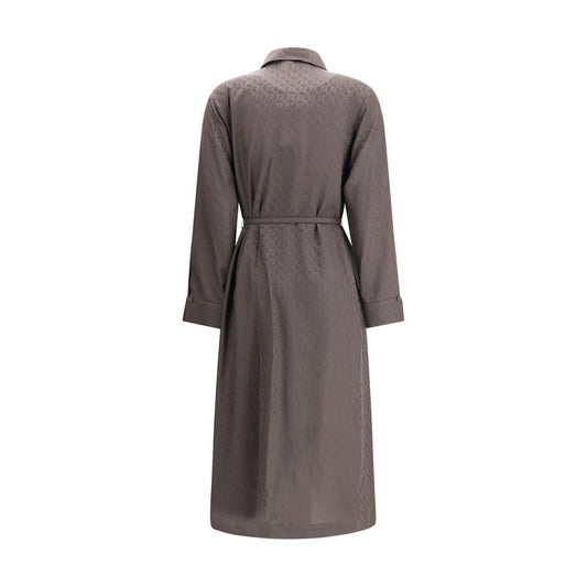 Fendi FF silk jacquard Dress FE-FDD443AUQGF1T6H-IT40 | M