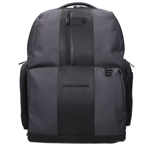 Piquadro Gray Nylon Backpack
