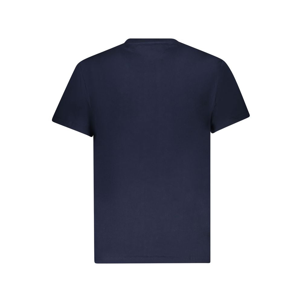 Tommy Hilfiger Blue Cotton Men T-Shirt TO-39461-S