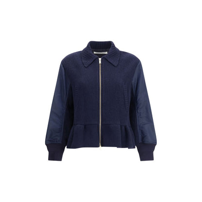 Undercover Blue Wool Bomber