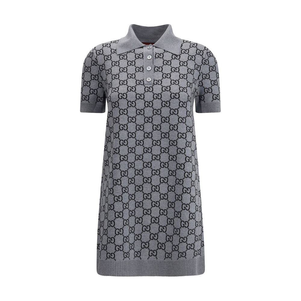 Gucci Gray Wool Casual Dress