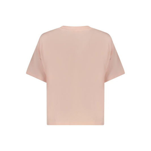 Guess Jeans Pink Cotton Women T-Shirt GU-39567-S