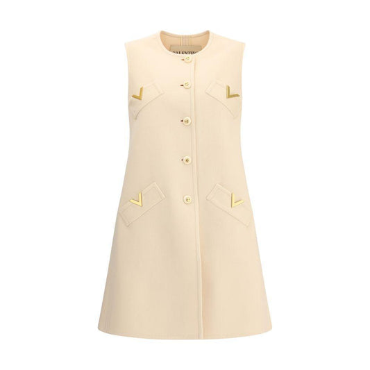 Valentino Compact drap long Vest VA-7B3CF7T06JAET5-IT42 | L