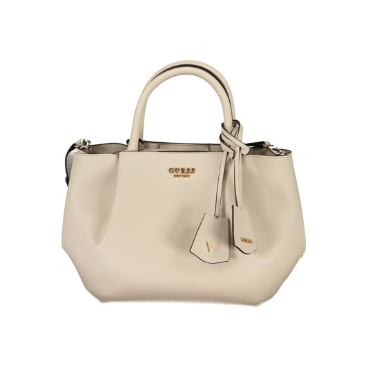 Guess Jeans Beige Polyethylene Women Handbag