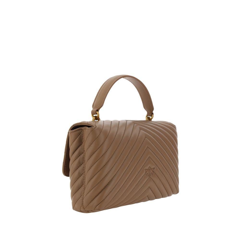 Front view with bag zipped and handles upright.