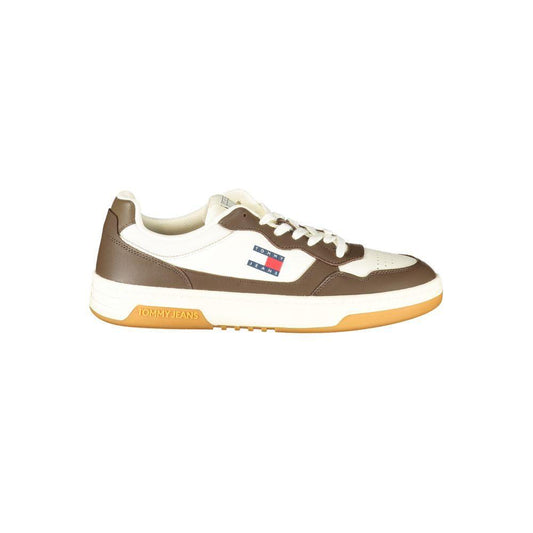 Tommy Hilfiger White Leather Men Sneaker TO-39633-EU40/US7