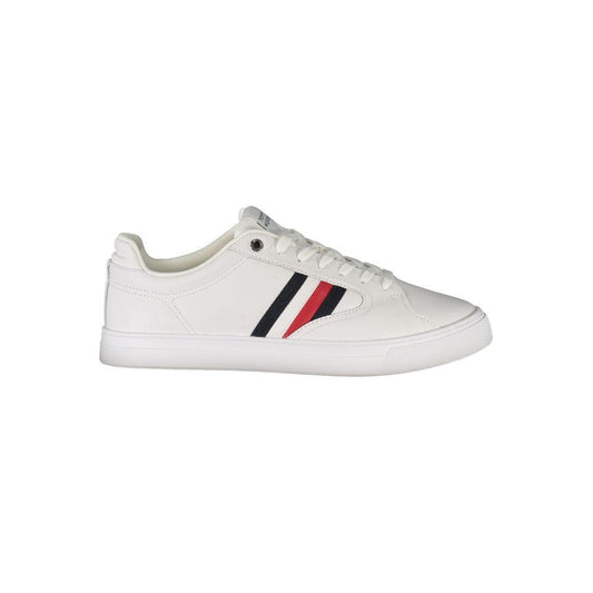 Tommy Hilfiger White Leather Men Sneaker TO-39632-EU40/US7