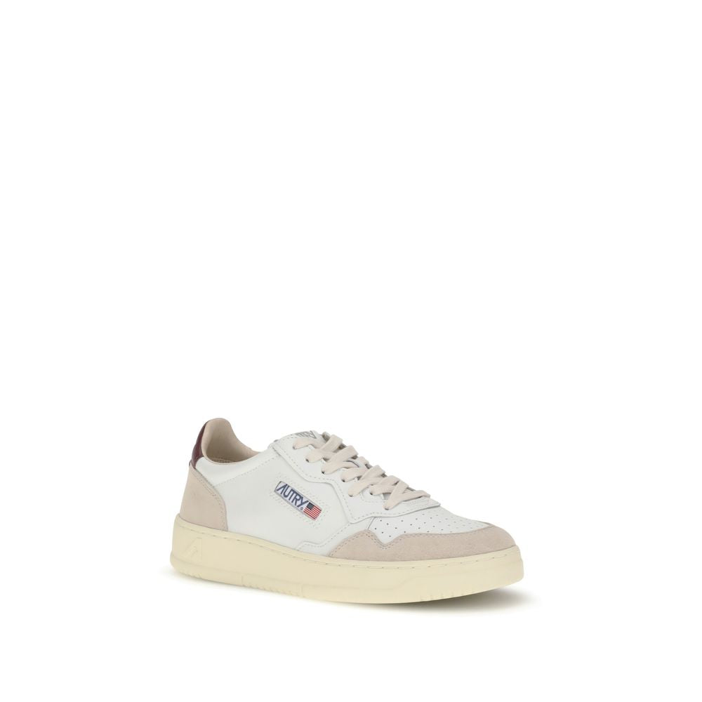 Autry Medalist Low Sneakers AU-AULMLS03WHTBURGUND-EU41/US8