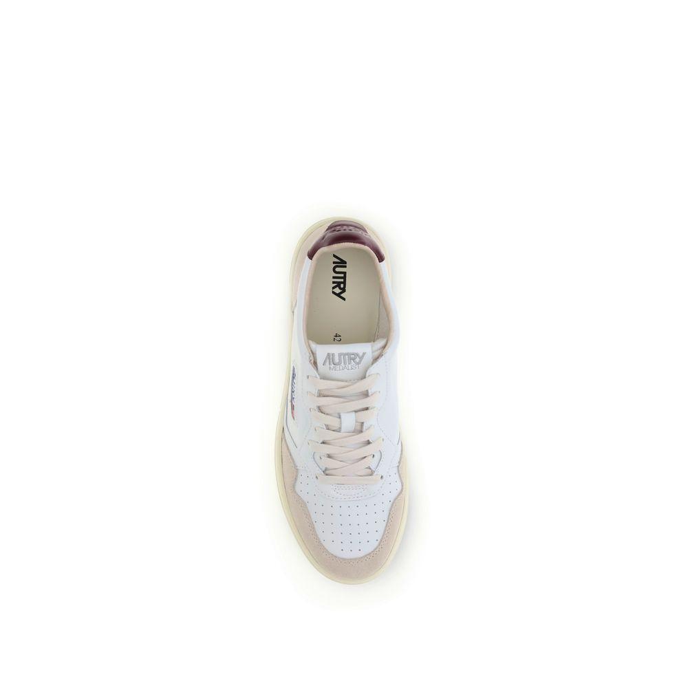 Autry Medalist Low Sneakers AU-AULMLS03WHTBURGUND-EU41/US8
