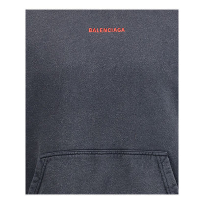 Balenciaga Gray Cotton Sweatshirt
