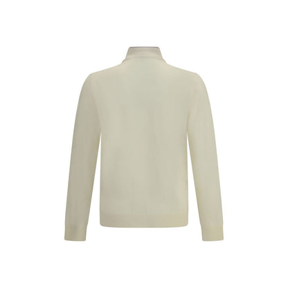Cruna Cream Wool Turtleneck