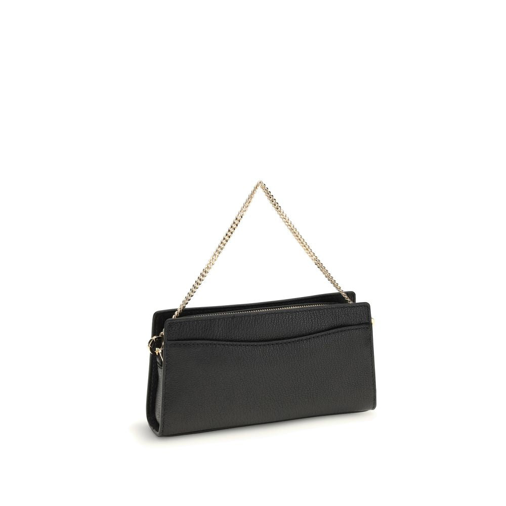 Michael Kors Black Calf Leather Bos Taurus Shoulder Bag