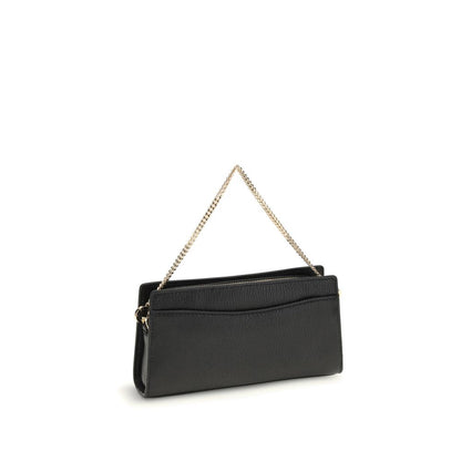 Michael Kors Black Calf Leather Bos Taurus Shoulder Bag