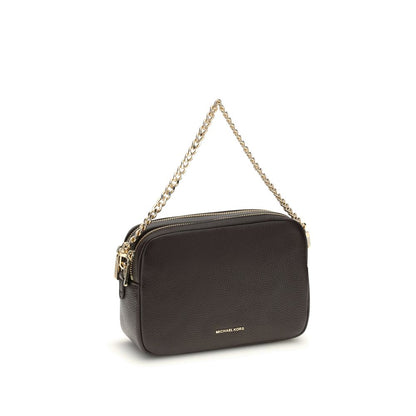 Michael Kors Brown Calf Leather Bos Taurus Shoulder Bag