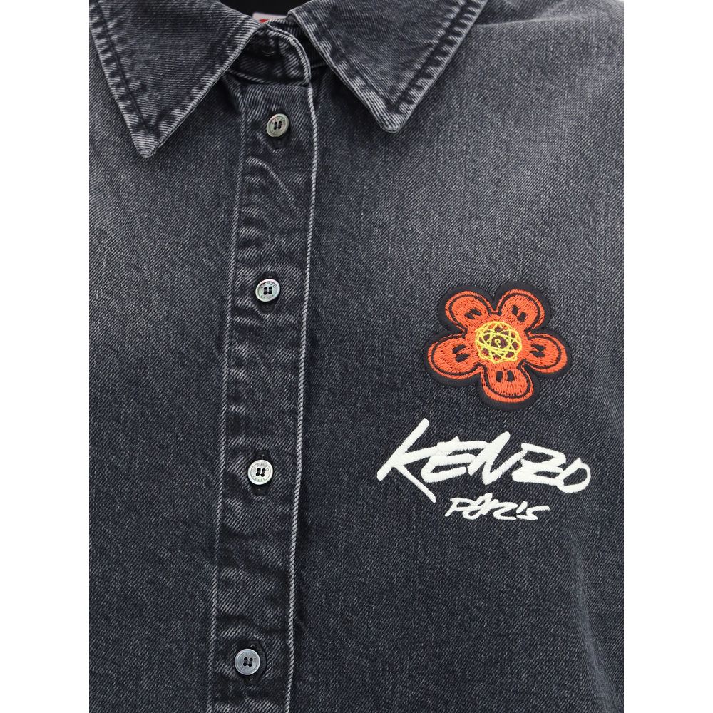 Kenzo Black Denim Shirt