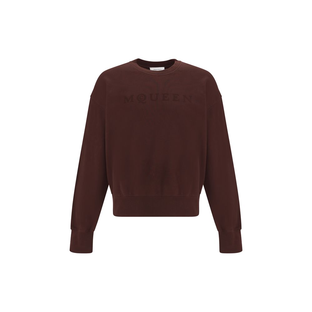 Alexander McQueen Brown Cotton Sweatshirt