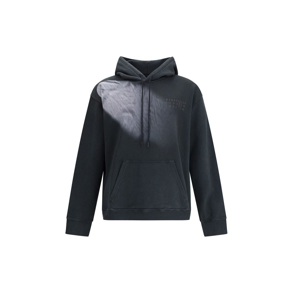 MM6 Black Cotton Sweatshirt