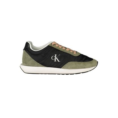 Calvin Klein Black Leather Women Sneaker