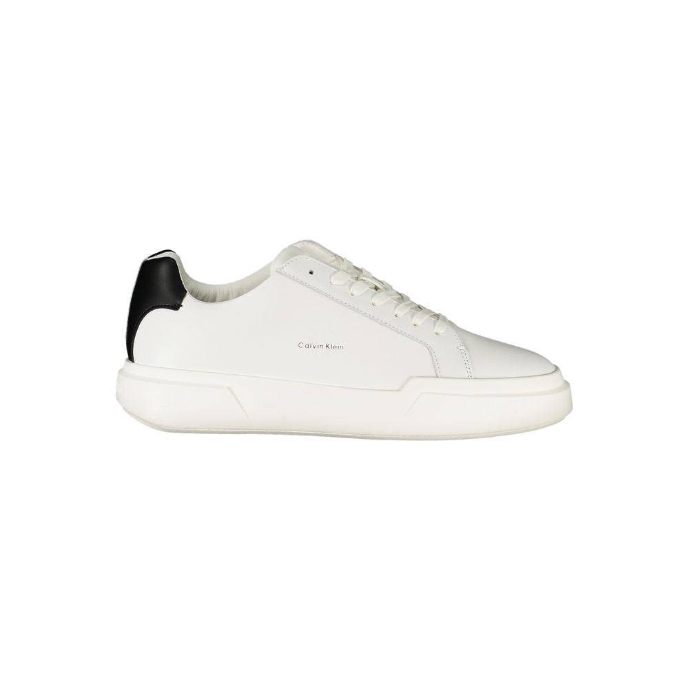 Calvin Klein White Polyester Sneaker
