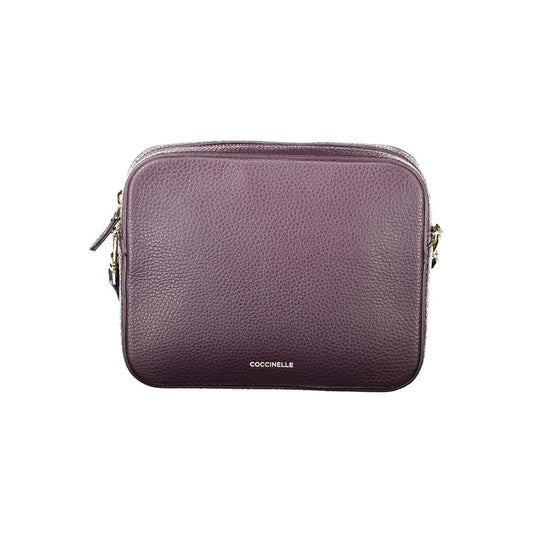 Coccinelle Purple Leather Handbag