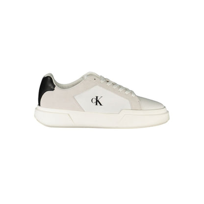 Calvin Klein White Polyester Sneaker