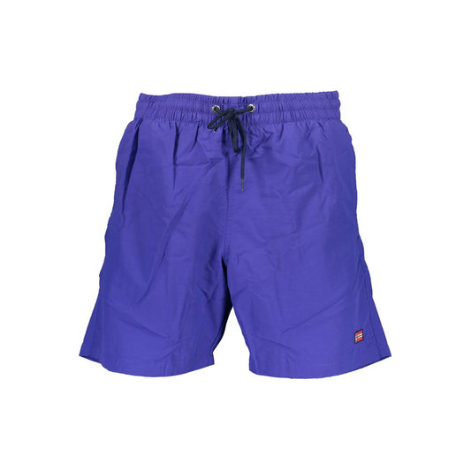 Norway 1963 Blu Poliammide Men's Swim Boxer