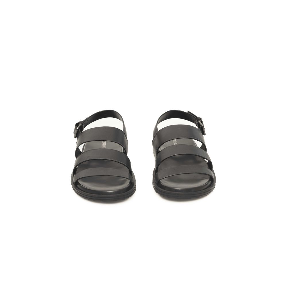 Cerruti 1881 Black Cowhide Sandal