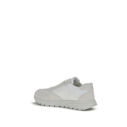 Prada White Recycled Polyamide Athletic Sneakers