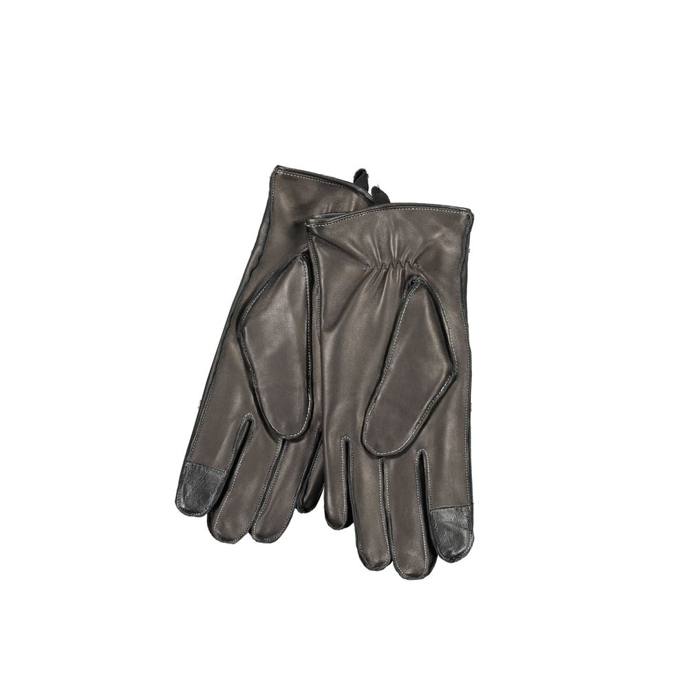 Calvin Klein Nero Wool Men Glove