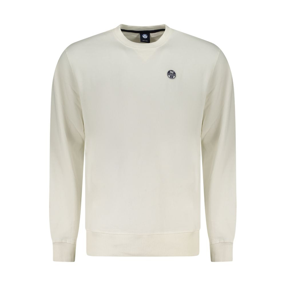 North Sails White Cotton Sweatshirt