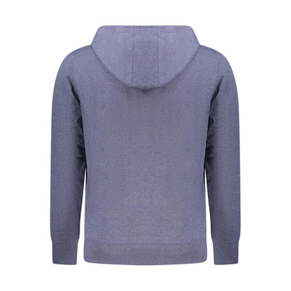 Accademia Militare Blue Cotton Men's Hooded Sweater