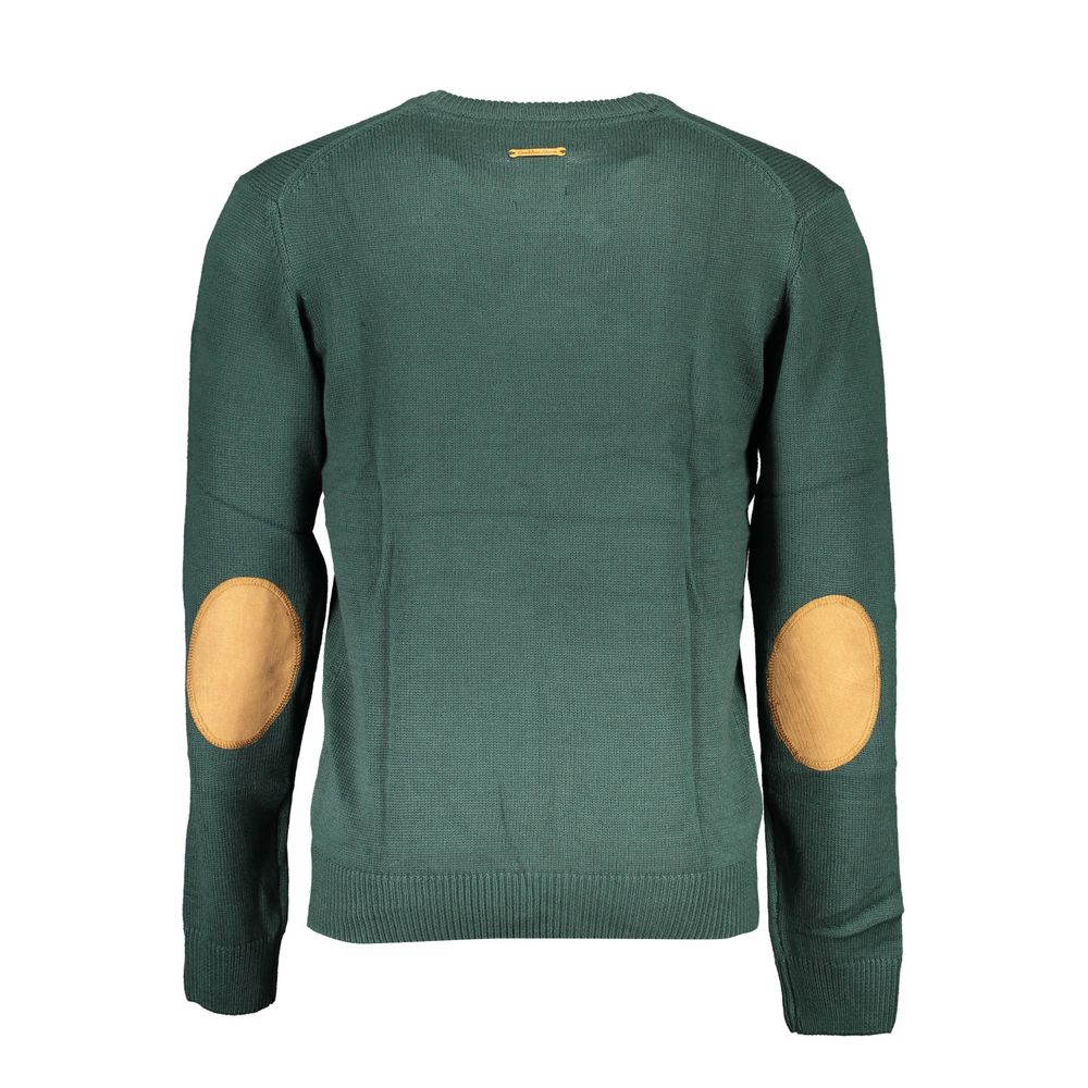 Gianmarco Venturi Green Cotton Sweater