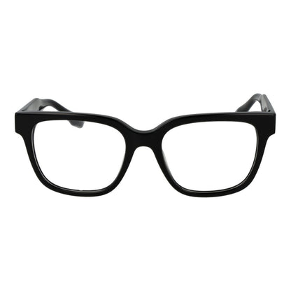 Trussardi Black Acetate Glasses (Frames) for men, full-rim square design, acetate material, demo lenses, spring hinges, size 52-18-145.