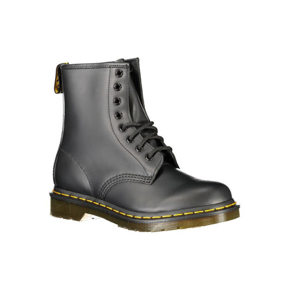 Dr. Martens Black Leather Unisex Ankle Boot