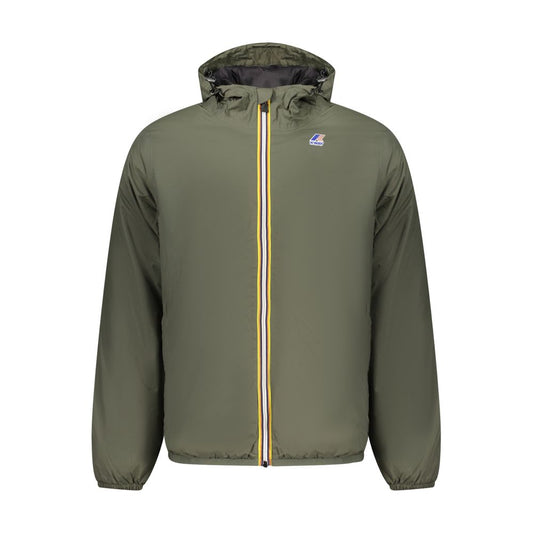 K-WAY Green Polyamide Men Jacket
