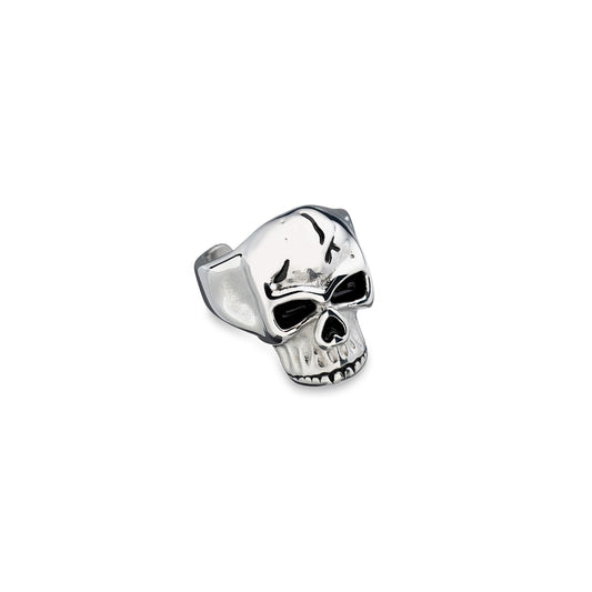 Silver skull ring from AN JEWELS JEWELRY Mod. AA.R255S-12 collection
