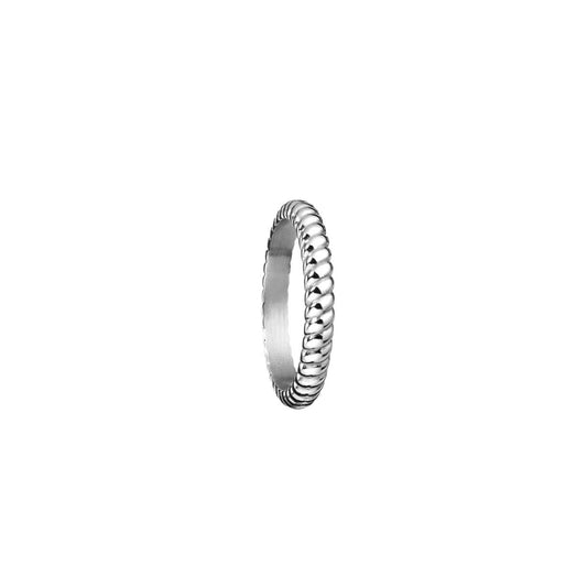 AN JEWELS JEWELRY Mod. AR.R1NS03S-9 silver ring with textured band design