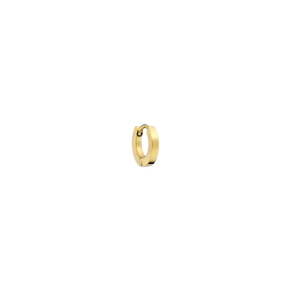 Gold hoop earring from AN JEWELS JEWELRY Mod. AS.PH07Y collection, elegant and simple design.
