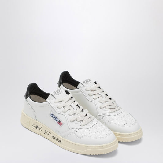 AUTRY Medalist trainer in white/black leather and suede LDin,Men,Men > Shoes,Men > Shoes > Sneakers,Trending,Yes Eu AULMML02/R_AUTRY-ML02_600